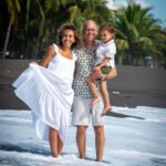 Melissa Diehl with her family in Costa Rica