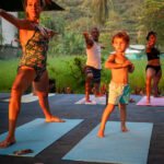 Melissa Diehl spending time outdoors with her family